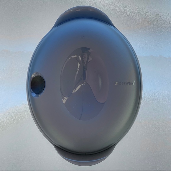 Tupperware Oval Heat N Serve Dark Gray Microwave Container and Lid - Picture 5 of 8